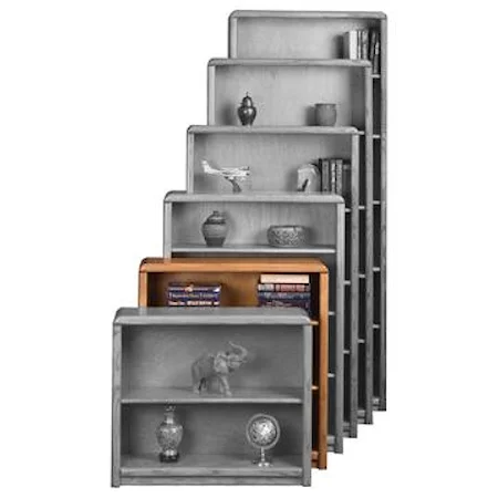 Deep 36-Inch Standard Bookcase